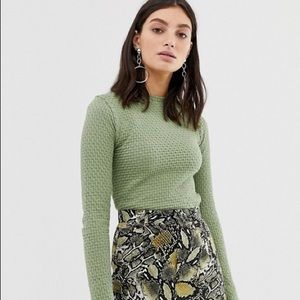 ASOS popcorn textured top